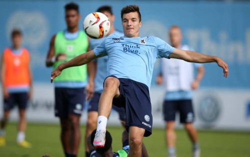 Stefan Mugoša na treningu Minhena 1860