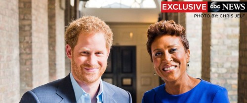 Princ Hari i Robin Roberts (foto: Chris Jelf)