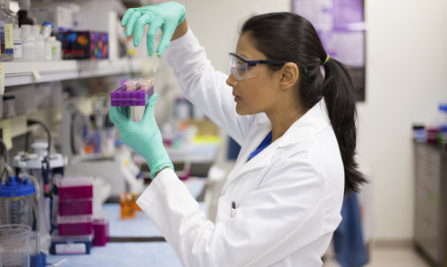 Scientist woman