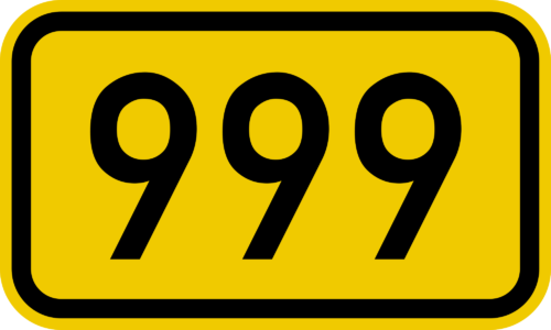 Bundesstraße_999_number.svg