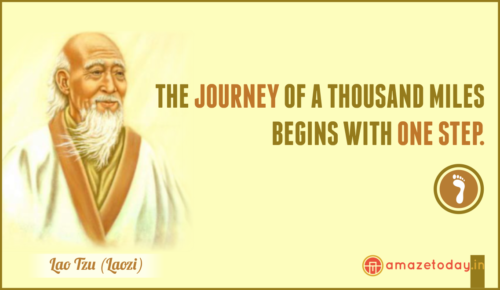 Lao Tzu or Laozi Quotes The Journey of A Thousand Miles