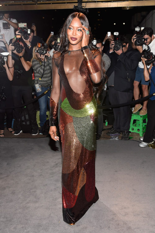 NEW YORK, NY - SEPTEMBER 07: Naomi Campbell attends Tom Ford fashion show during New York Fashion Week September 2016 at 99E 52d St. on September 7, 2016 in New York City. (Photo by Frazer Harrison/Getty Images)
