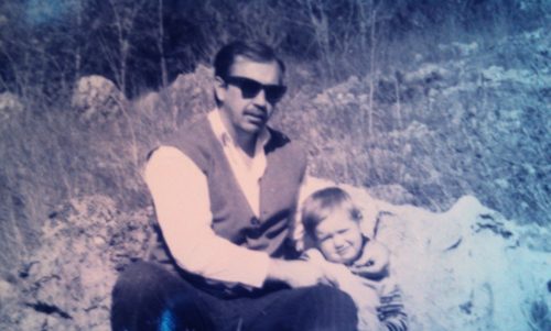 Mirjana sa ocem na Gorici